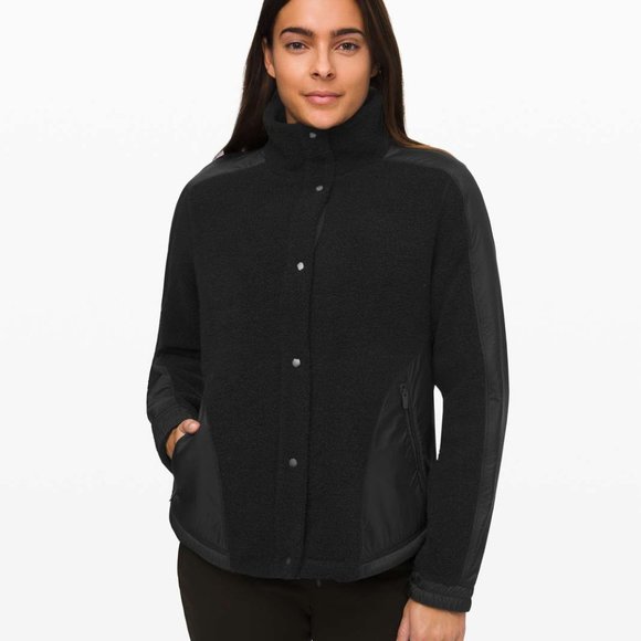 Lululemon Go Cozy Jacket Sherpa Fleece - Picture 1 of 3